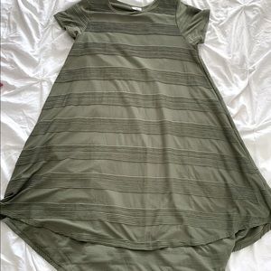 Carly swing dress in sage green